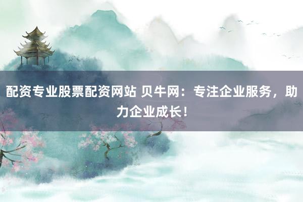 配资专业股票配资网站 贝牛网：专注企业服务，助力企业成长！