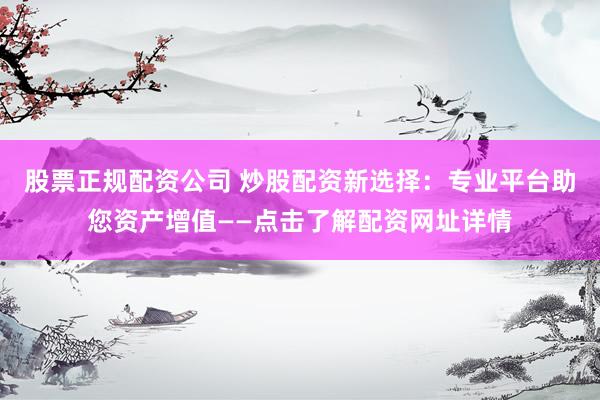 股票正规配资公司 炒股配资新选择：专业平台助您资产增值——点击了解配资网址详情